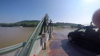 VR PREDATOR rides across the Anderson Ferry
