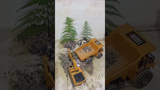 RC Excavator Skills Loading Soil #shorts