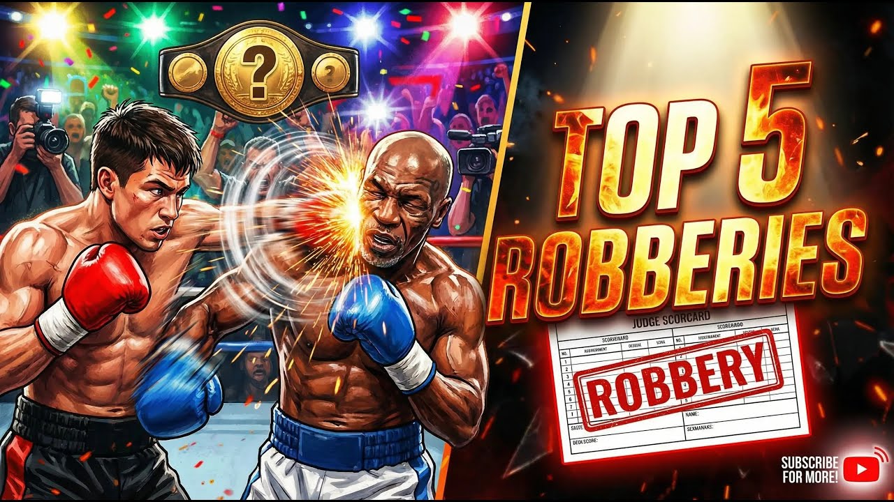 The Top 5 Most Outrageous Robberies in Boxing History