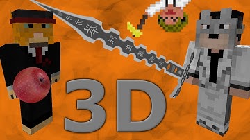 Minecraft 3D Items ModShowoff! Sword-Slapping good! 1.4.7 Minecraft
