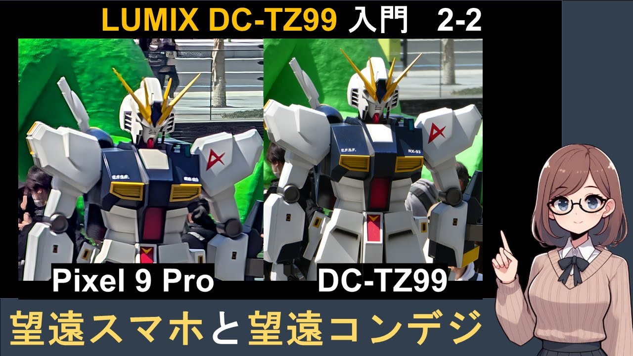 We compared the camera performance of the LUMIX DC-TZ99 telephoto