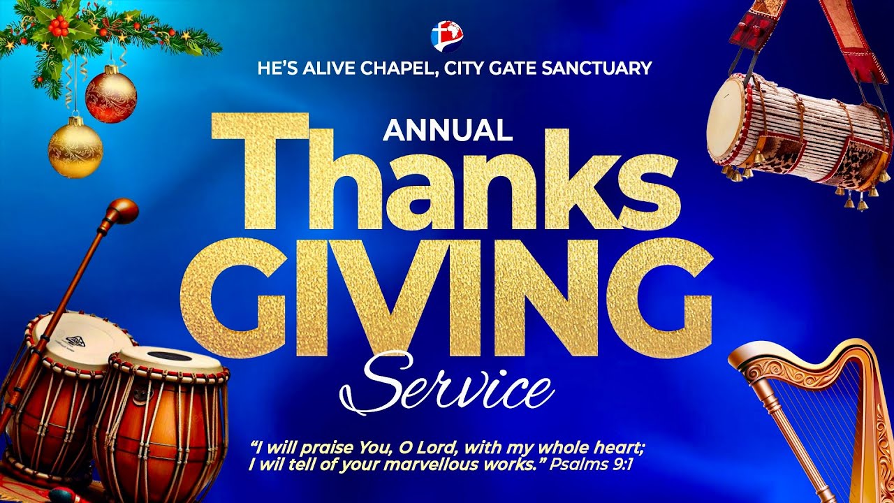 Annual Thanksgiving Sunday Service Live 2025 | 07/12/2025 - YouTube