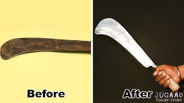 Restoration Rusty Old Billhook