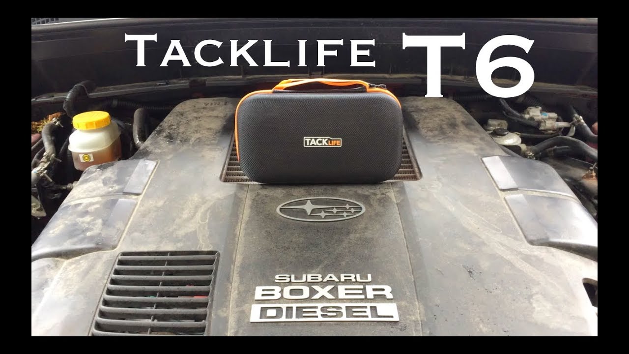Car Stuff Review TACKLIFE T6 Portable Jump Starter YouTube