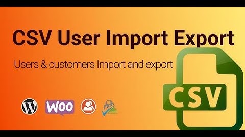 CSV User Importer By Theme-Glow