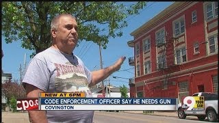 A part-time covington employee resigned his position as code
enforcement officer, citing safety concerns for himself while on the
job.