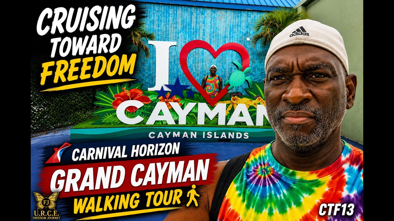 Cruising Toward Freedom | Carnival Horizon | Grand Cayman Walking Tour | 050726