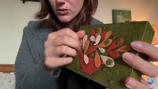 rainy day asmr | wood tapping and tarot reading 🔮