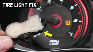 TIRE PRESSURE LIGHT COMES ON ON DODGE JEEP CHRYSLER RAM 1500