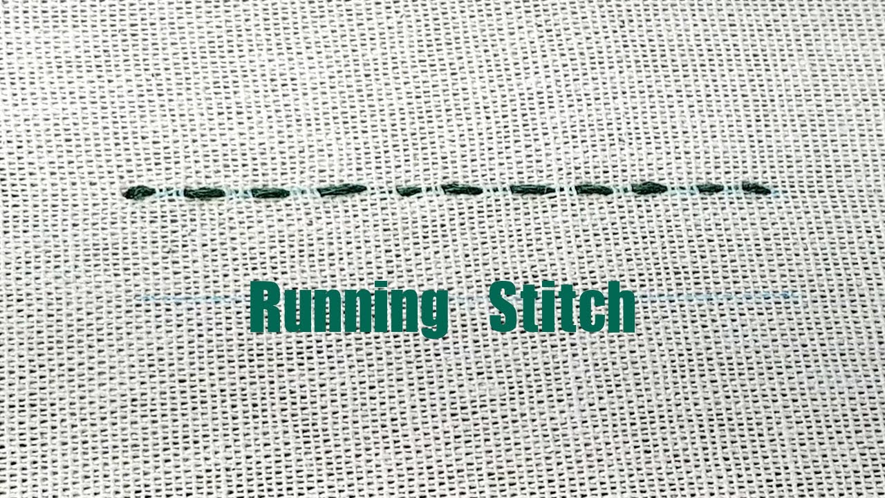 홈질 Running Stitch YouTube