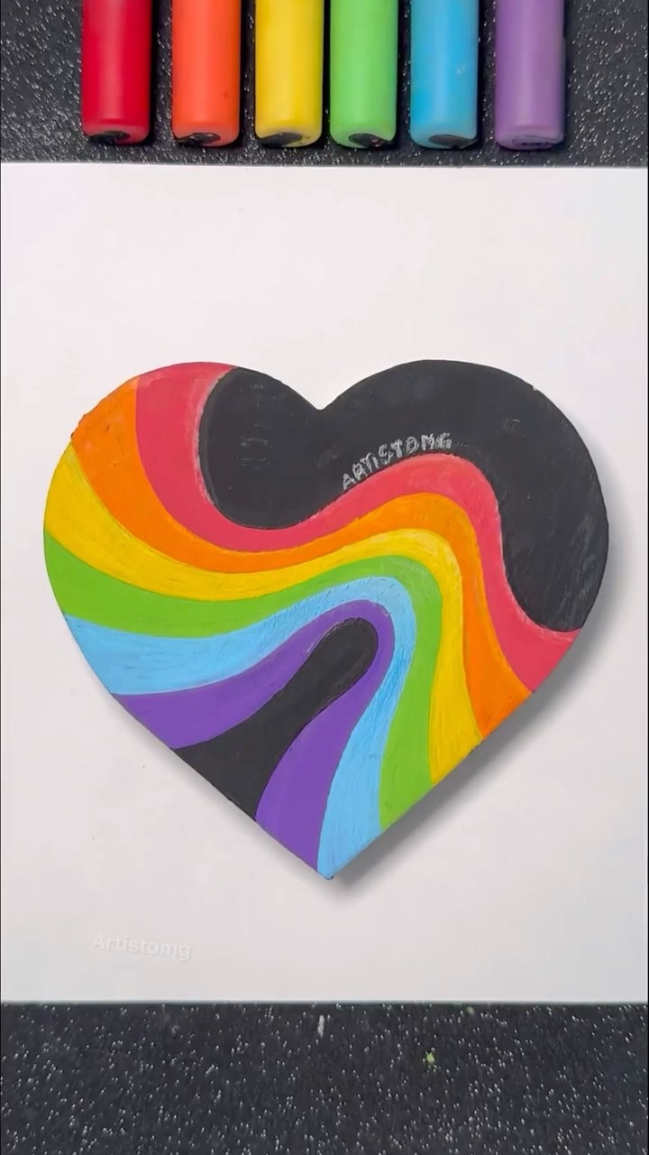 Rate my Art from 1 to 110! ?✨? #visualart #rainbow #art
