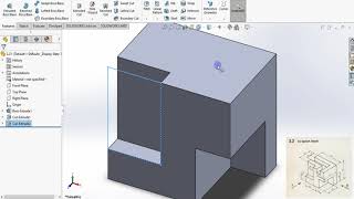 Solidworks Latihan Harian (Daily exercise) CL bench block 3.3