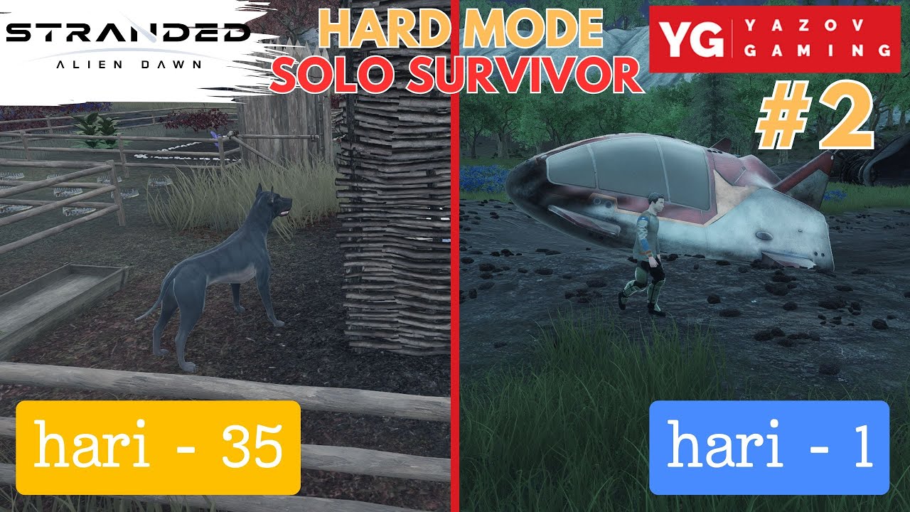 (#2 SOLO MODE - HARD LV) Saya Dan Anjing Setia - STRANDED : ALIEN DAWN INDONESIA