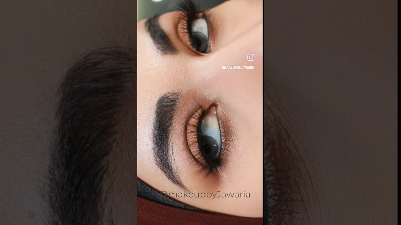 Easy Bronze Copper Eye Makeup Tutorial for Beginners 