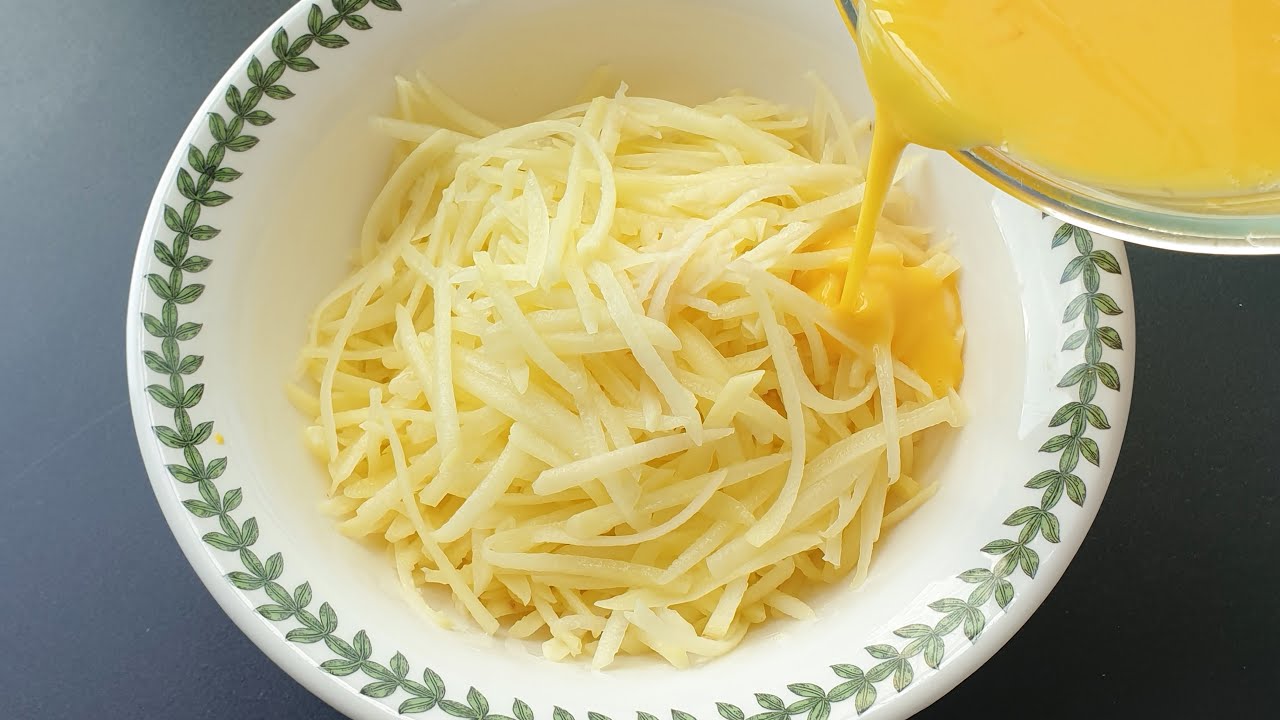 치즈 계란 감자채전