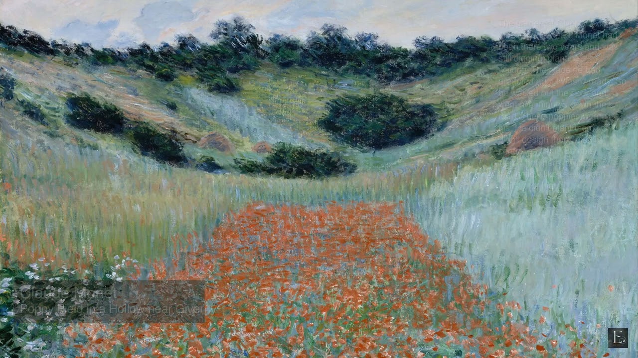 2 Hours in the Poppy Field in a Hollow near Giverny with Claude Monet
