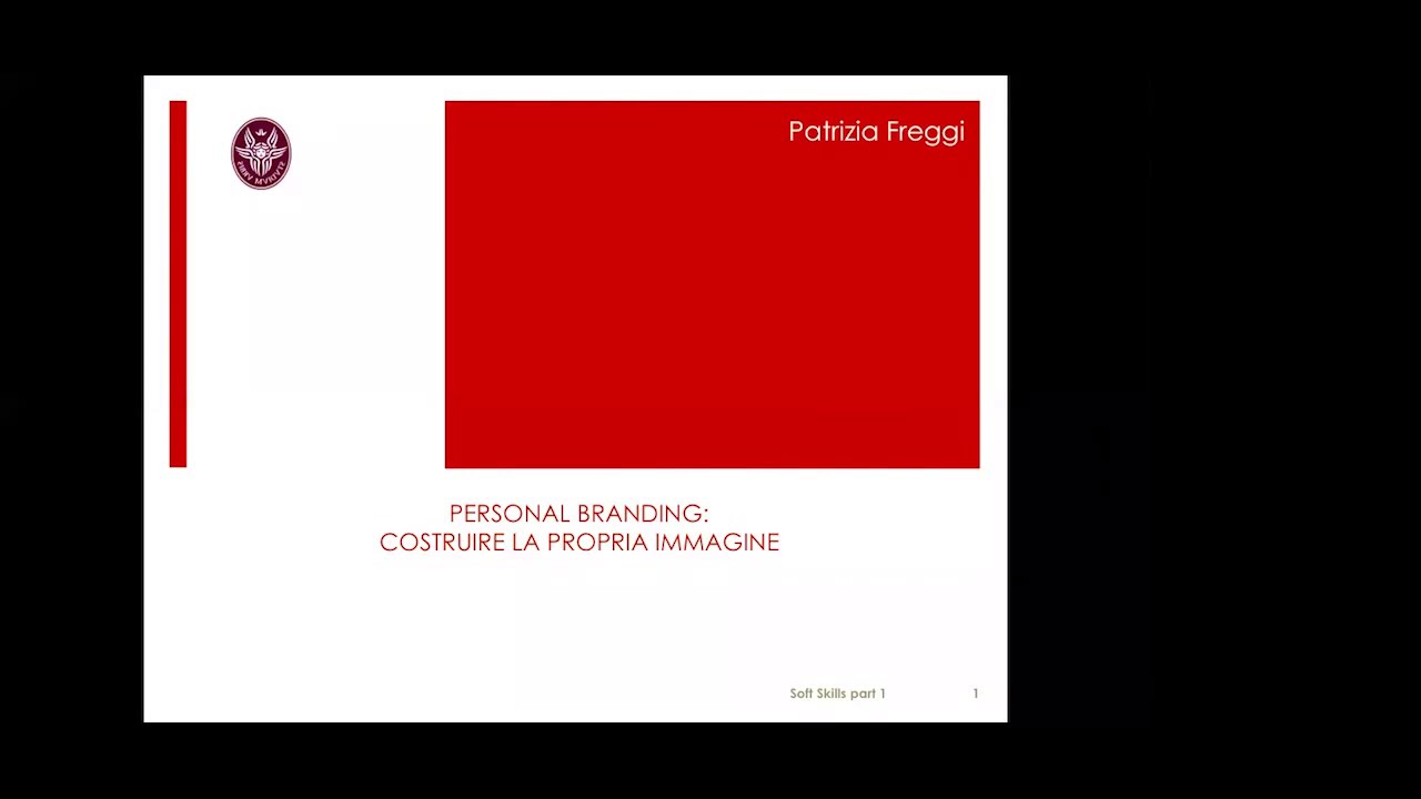 Lezione personal branding Patrizia Freggi