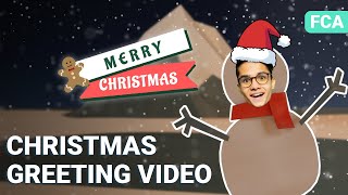 Make Your Warm Christmas Greeting Video in Filmora! | Filmora Creator Academy screenshot 4