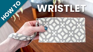 DIY Wristlet Wallet for your Phone with Zipper Pocket | Free Pattern Download