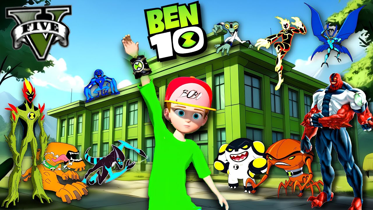ကျွန်တော် BEN 10 ကျောင်းတော်ကြီးမှာ ပညာသင်ယူခဲ့တယ် | BEN 10 School in GTA V | SMART On Live