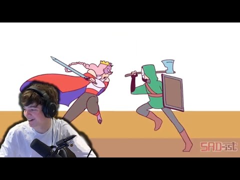 Tubbo Reacts to SAD-ist's Dream VS. Technoblade Duel Animation!