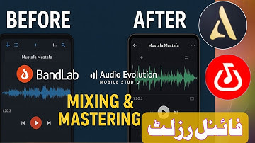 BandLab & Audio Evolution Mobile Studio Mixing & Mastering | Before & After | mustafa | QUS TECH 