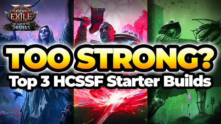 The 3 BEST HCSSF League Starter Builds For PoE 2 0.4 (Last of the Druids)
