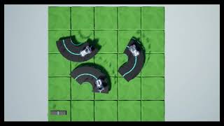 Experiments with simulation roads path