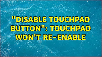 Ubuntu: "Disable touchpad button": touchpad won
