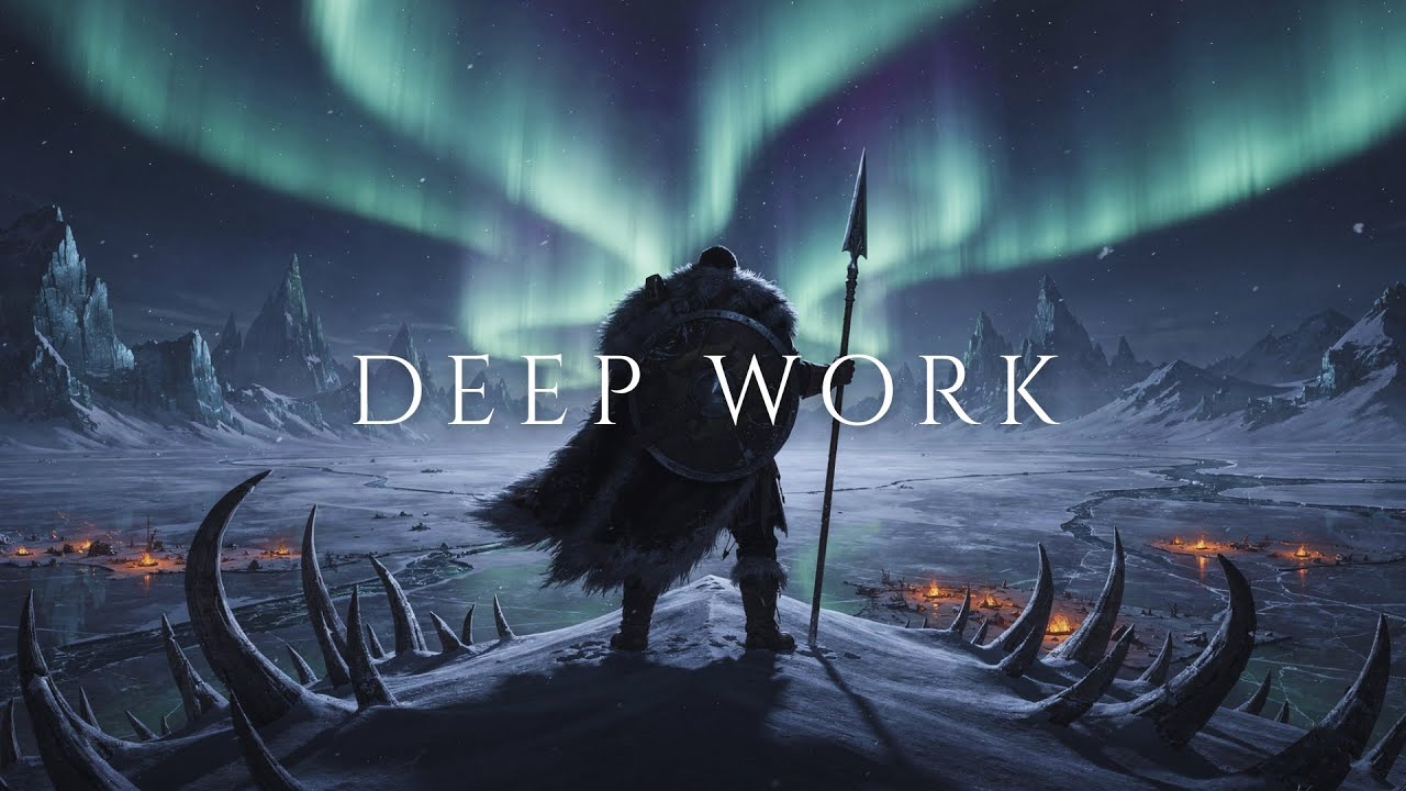 Скандинавская ночная музыка для программирования, способствующая концентрации и глубокой работе.