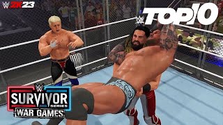 WWE 2K23: More TOP 10 Predictions for Survivor Series 2023
