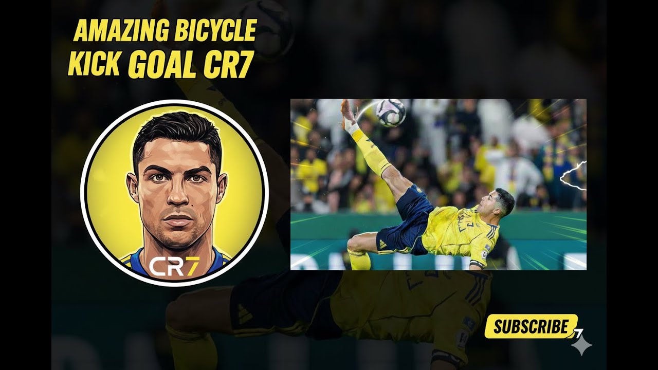 CRISTIANO RONALDO: The Greatest Bicycle Kick Ever! 🐐 (UNREAL ANGLE) 