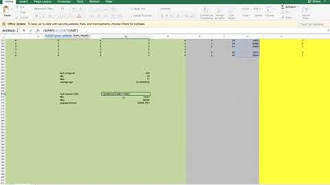 SUMIF MINIFS MAXIFS AVERAGEIFS Excel Activity 2