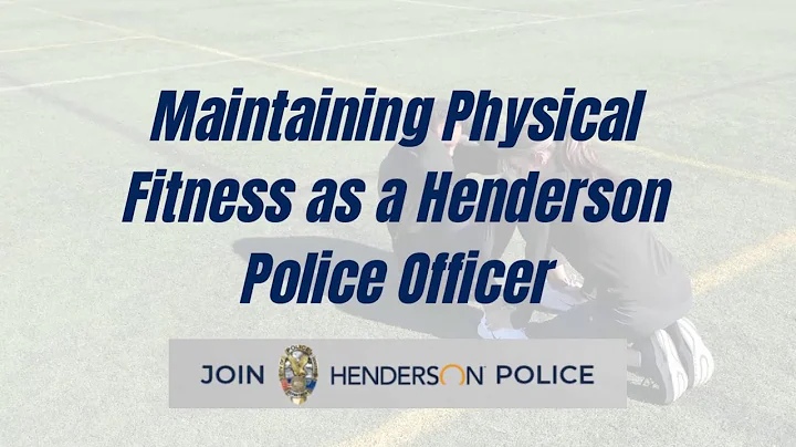 Physical Fitness Demonstration to Become a Henderson Police Officer