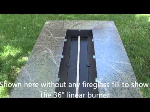 Parallax Contemporary Gas Fire Pit Youtube