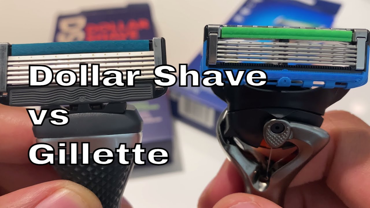 Dollar Shave vs Gillette Power Razor Review YouTube