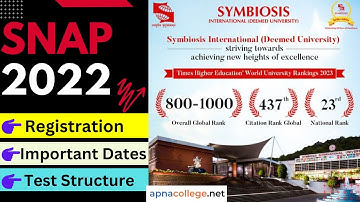 SNAP 2022 notification out | Changes in Exam pattern, Important Dates, Registration, Eligibility