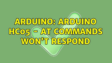 Arduino: Arduino HC05 - AT commands won