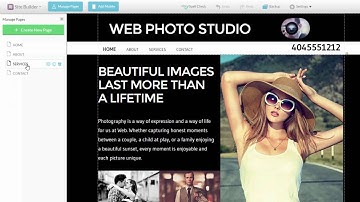 Website Builder Tutorial 4 - Adding, Editing, and Removing Images