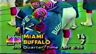 Andre Reed 11 yd TD Catch BILLS vs DOLPHINS November 24, 1985