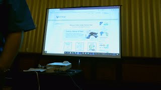 Custom Vantage presentation live at the IMIA show 2020