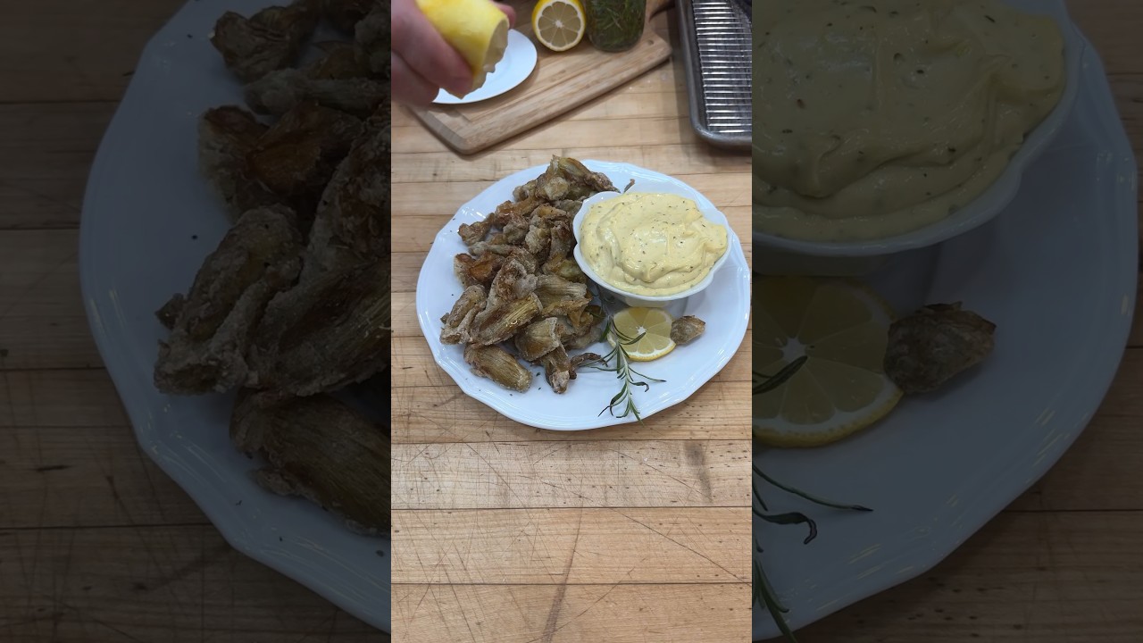 Ultimate Crispy Fried Artichoke Hearts!