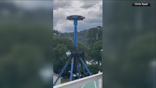 Ride at Oregon theme park stuck upside down for over 20 minutes
