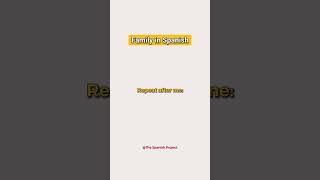 Family in Spanish