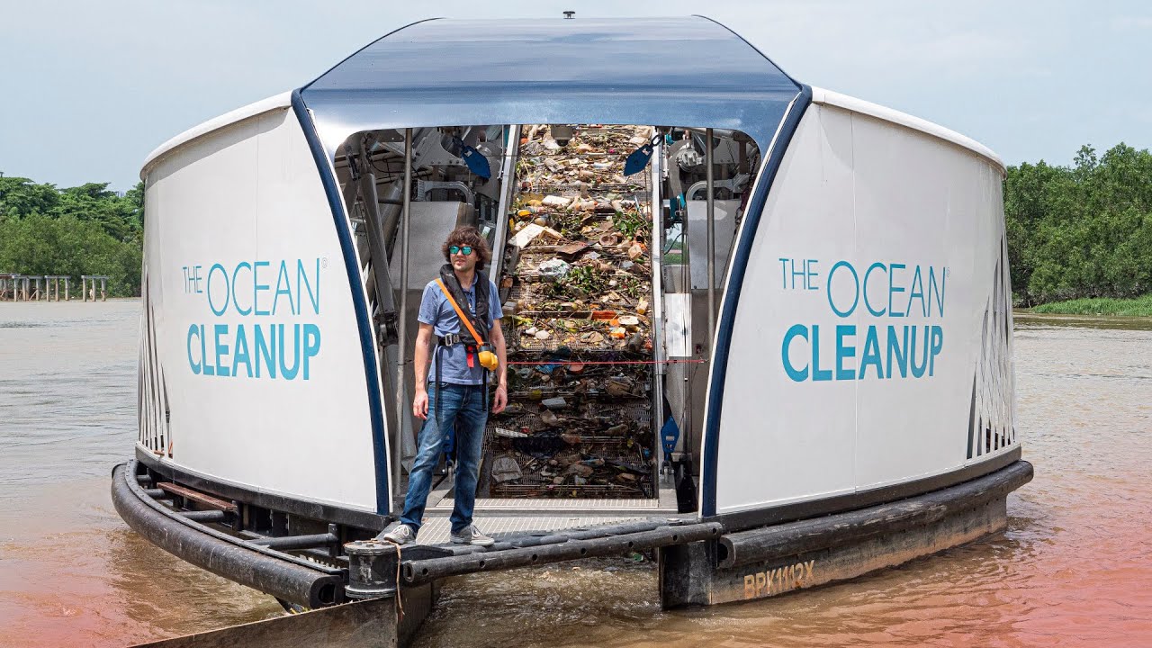 New river trash are stopping plastic from reaching the ocean - YouTube