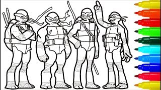 TMNT Coloring Pages | Colouring Pages for Kids screenshot 1