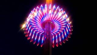 Cedar Point's WindSeeker Testing