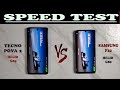 Tecno pova 2 vs Samsung F22 speed test