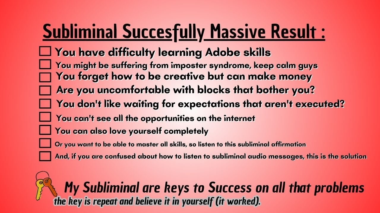 SUBLIMINAL MASSIVE RESULT AS YOU WANT BECOME FREELANCER