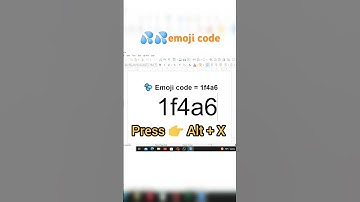 💦💦EMOJI CODE IN LIBRE OFFICE #computer #msword #shortfeed #shorts #viralshort